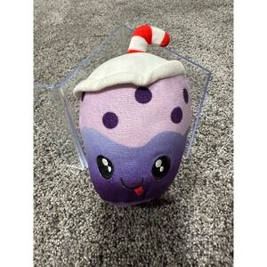 BMI Merchandise Purple Boba Tea Plush Kawaii Bubble Tea Stuffed Animal